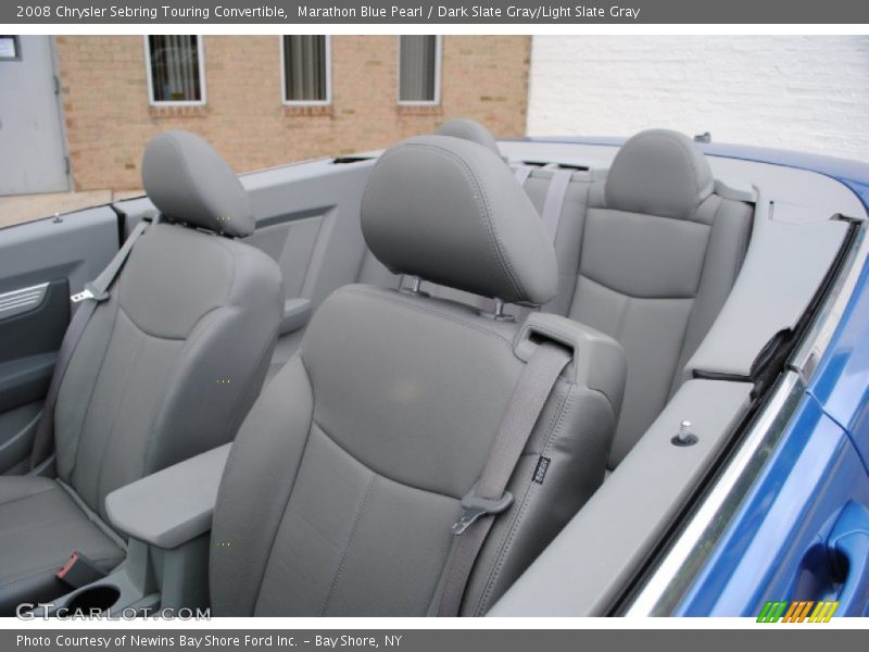 Marathon Blue Pearl / Dark Slate Gray/Light Slate Gray 2008 Chrysler Sebring Touring Convertible