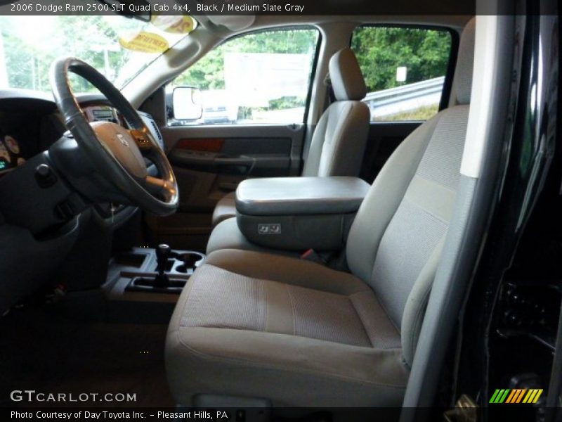 Black / Medium Slate Gray 2006 Dodge Ram 2500 SLT Quad Cab 4x4