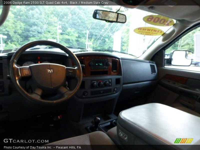 Black / Medium Slate Gray 2006 Dodge Ram 2500 SLT Quad Cab 4x4