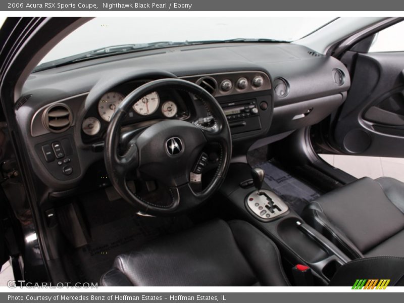 Ebony Interior - 2006 RSX Sports Coupe 