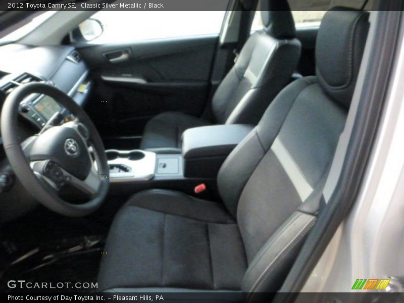 Classic Silver Metallic / Black 2012 Toyota Camry SE