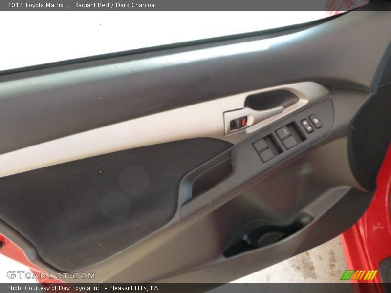 Radiant Red / Dark Charcoal 2012 Toyota Matrix L