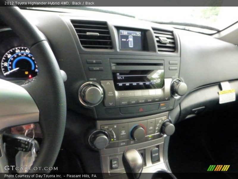 Black / Black 2012 Toyota Highlander Hybrid 4WD