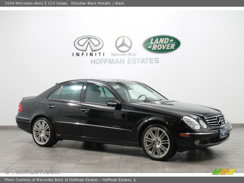 Obsidian Black Metallic / Black 2004 Mercedes-Benz E 320 Sedan