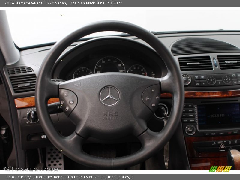Obsidian Black Metallic / Black 2004 Mercedes-Benz E 320 Sedan