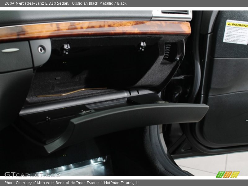 Obsidian Black Metallic / Black 2004 Mercedes-Benz E 320 Sedan