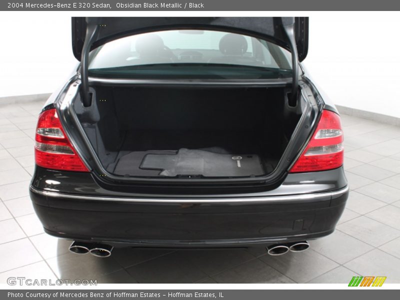 Obsidian Black Metallic / Black 2004 Mercedes-Benz E 320 Sedan