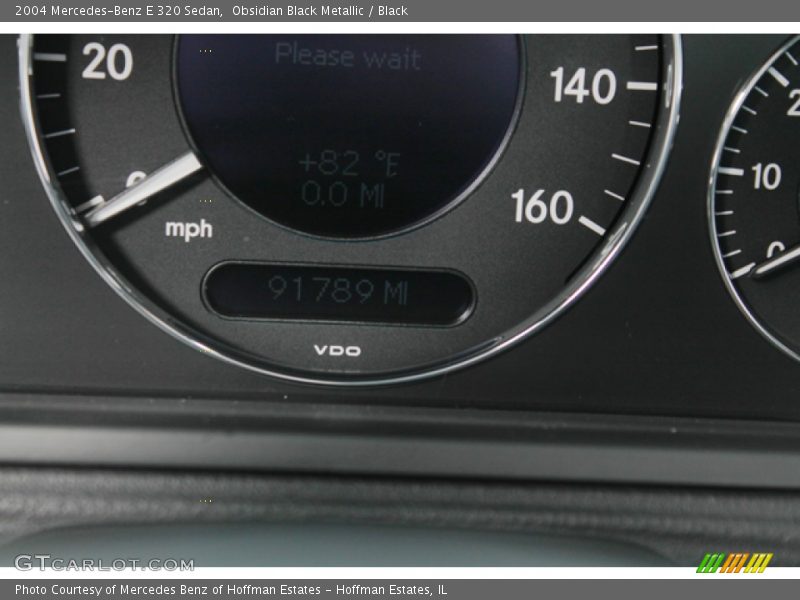 Obsidian Black Metallic / Black 2004 Mercedes-Benz E 320 Sedan