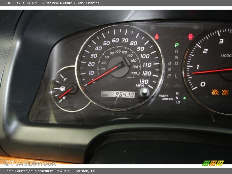 Silver Pine Metallic / Dark Charcoal 2003 Lexus GX 470