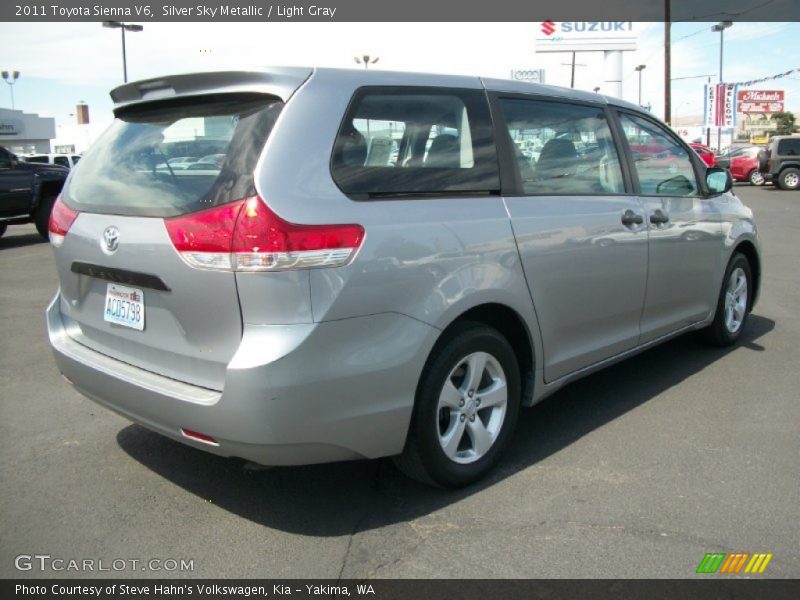 Silver Sky Metallic / Light Gray 2011 Toyota Sienna V6