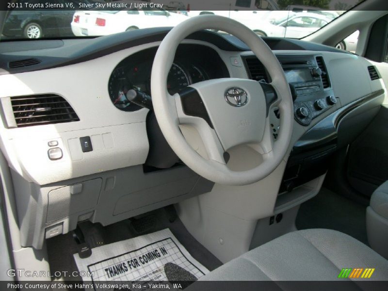 Silver Sky Metallic / Light Gray 2011 Toyota Sienna V6