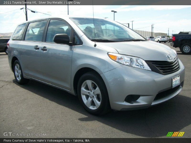 Silver Sky Metallic / Light Gray 2011 Toyota Sienna V6