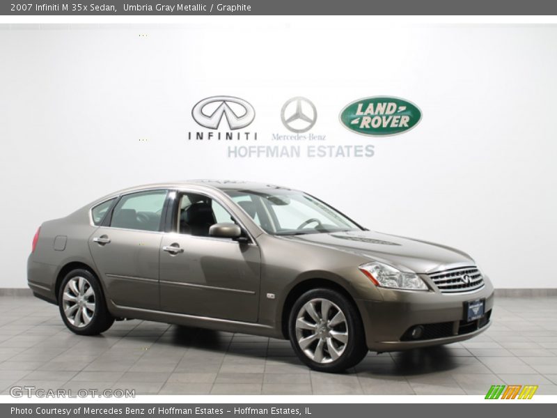 Umbria Gray Metallic / Graphite 2007 Infiniti M 35x Sedan