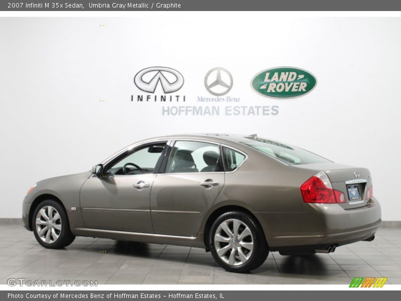 Umbria Gray Metallic / Graphite 2007 Infiniti M 35x Sedan