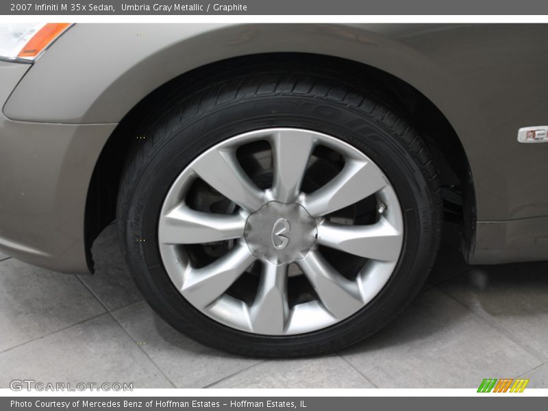 Umbria Gray Metallic / Graphite 2007 Infiniti M 35x Sedan
