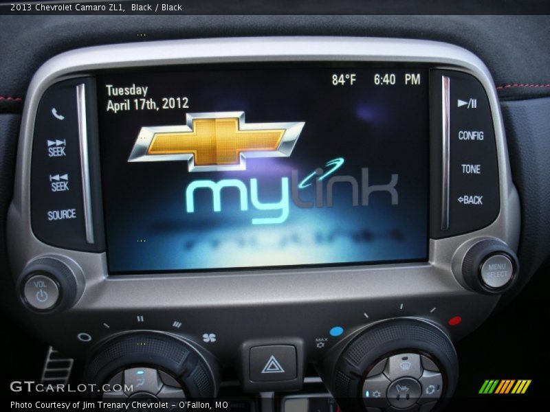 Controls of 2013 Camaro ZL1