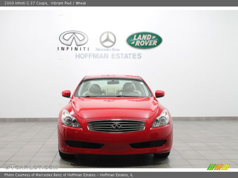 Vibrant Red / Wheat 2009 Infiniti G 37 Coupe