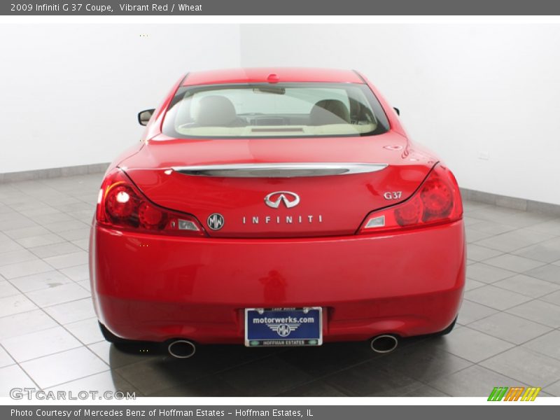 Vibrant Red / Wheat 2009 Infiniti G 37 Coupe