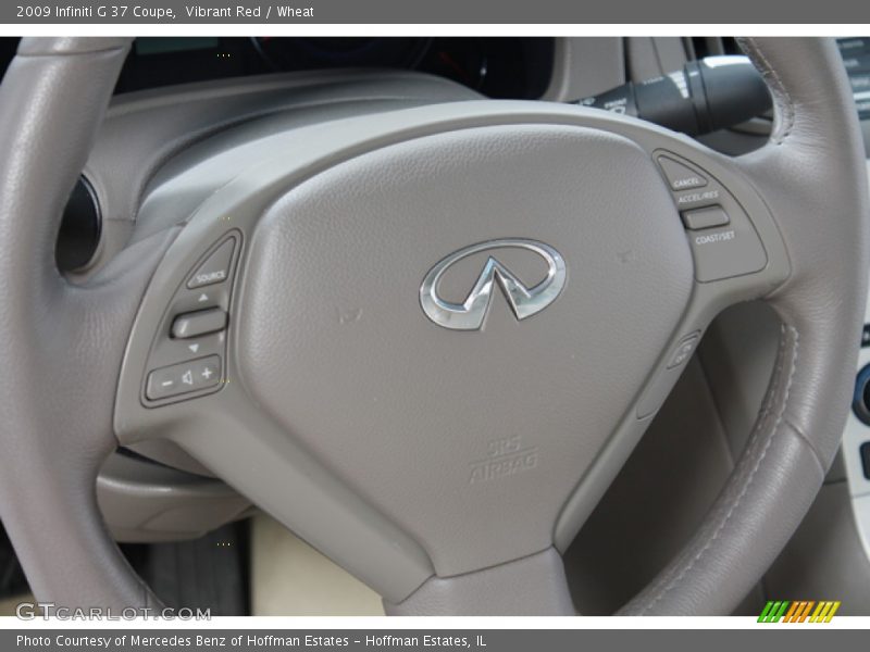 Vibrant Red / Wheat 2009 Infiniti G 37 Coupe