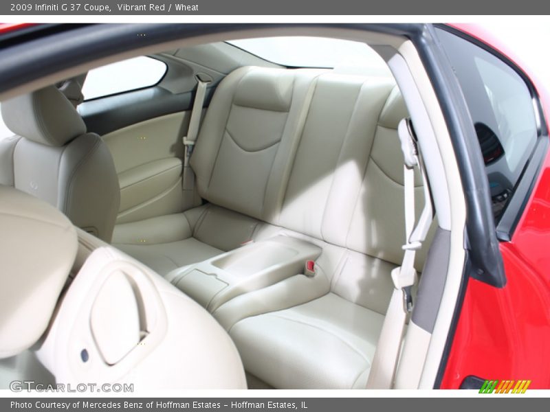 Rear Seat of 2009 G 37 Coupe