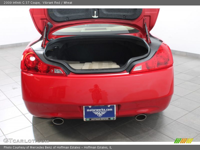 Vibrant Red / Wheat 2009 Infiniti G 37 Coupe