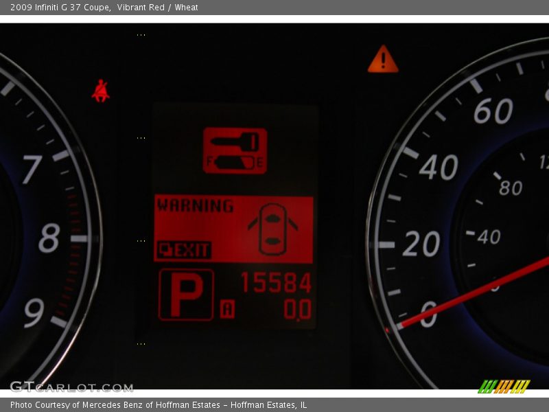 Vibrant Red / Wheat 2009 Infiniti G 37 Coupe
