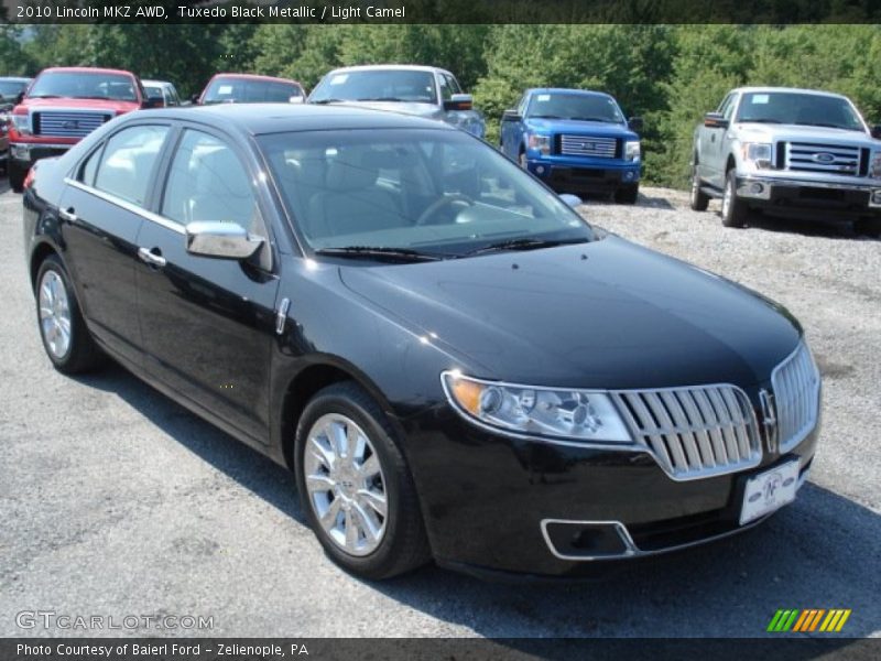 Tuxedo Black Metallic / Light Camel 2010 Lincoln MKZ AWD