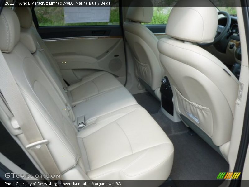 Marine Blue / Beige 2012 Hyundai Veracruz Limited AWD