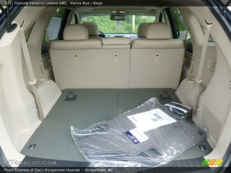 Marine Blue / Beige 2012 Hyundai Veracruz Limited AWD