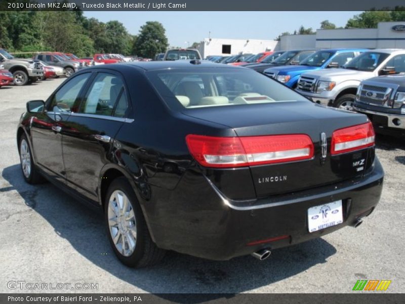 Tuxedo Black Metallic / Light Camel 2010 Lincoln MKZ AWD