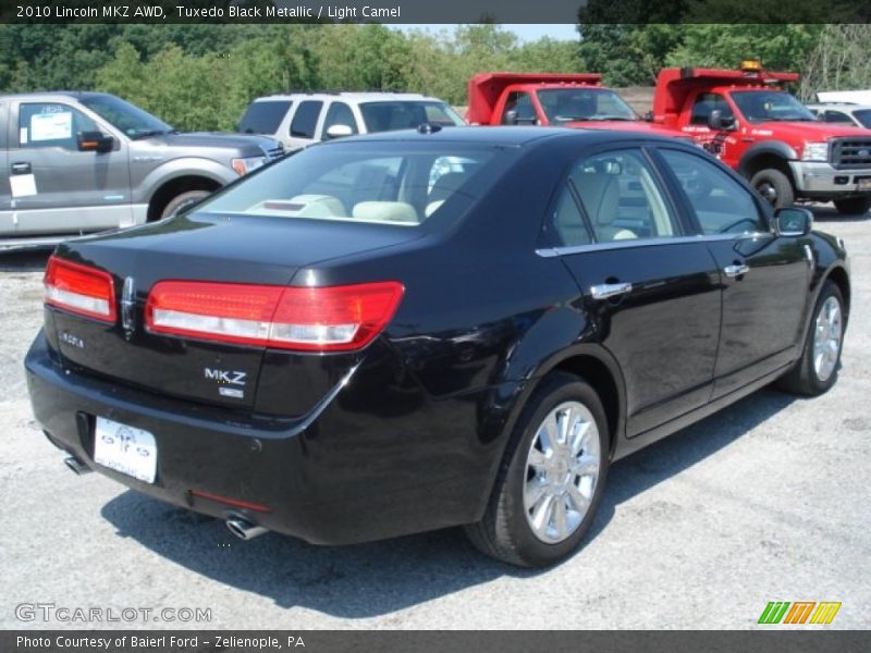 Tuxedo Black Metallic / Light Camel 2010 Lincoln MKZ AWD