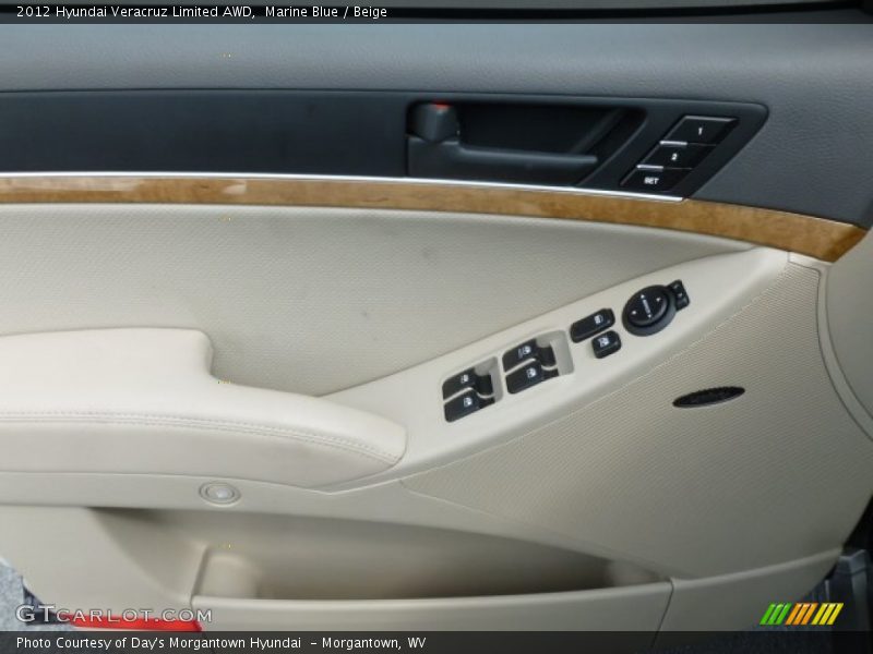 Marine Blue / Beige 2012 Hyundai Veracruz Limited AWD