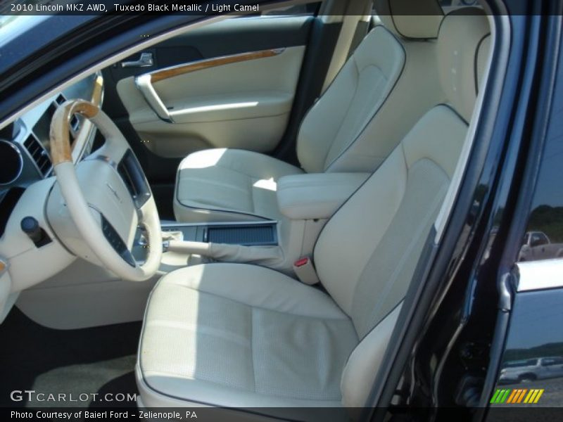Tuxedo Black Metallic / Light Camel 2010 Lincoln MKZ AWD
