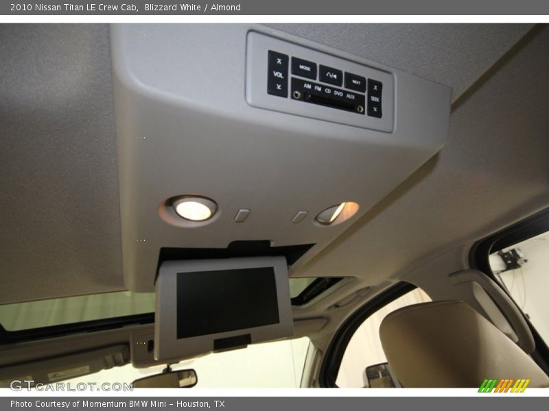 Blizzard White / Almond 2010 Nissan Titan LE Crew Cab