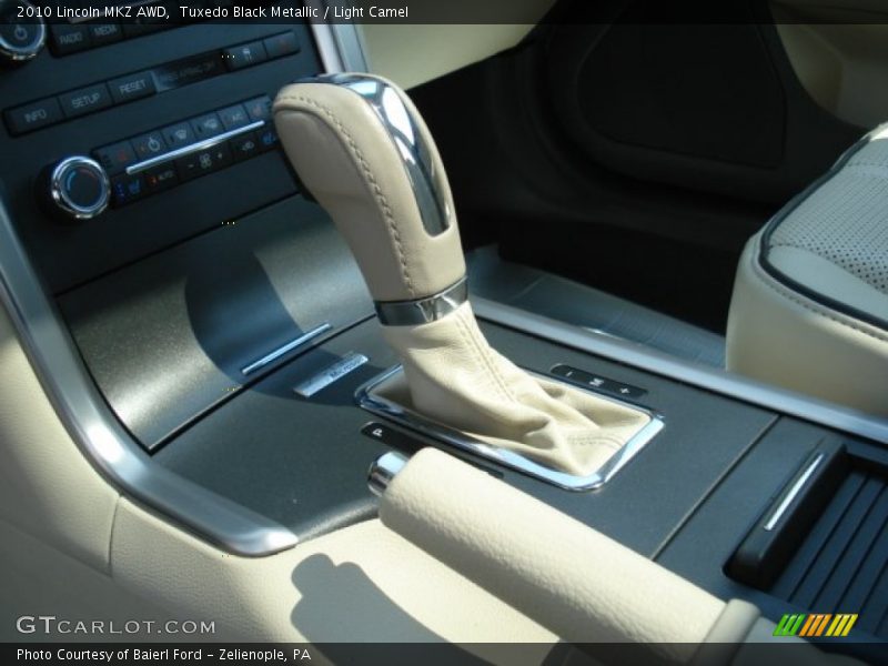 Tuxedo Black Metallic / Light Camel 2010 Lincoln MKZ AWD