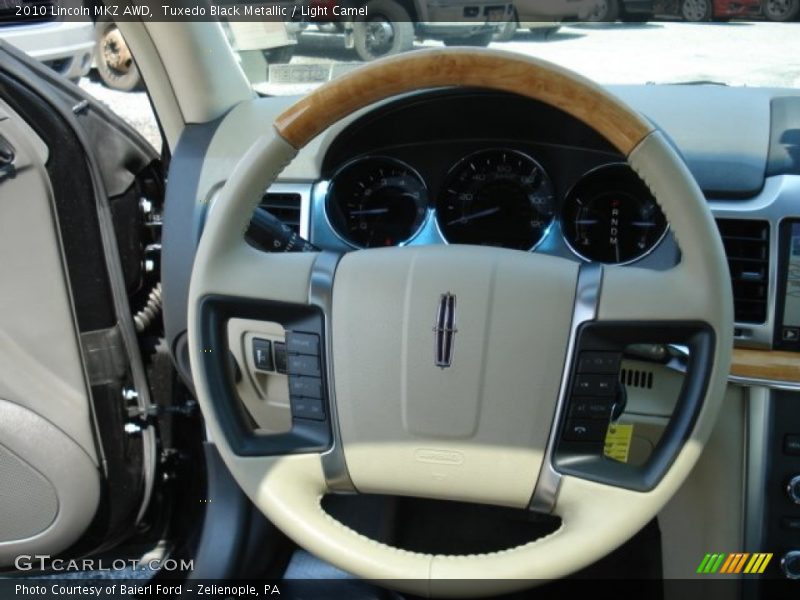 Tuxedo Black Metallic / Light Camel 2010 Lincoln MKZ AWD