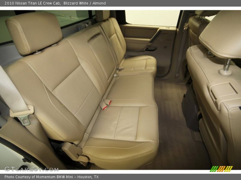 Blizzard White / Almond 2010 Nissan Titan LE Crew Cab