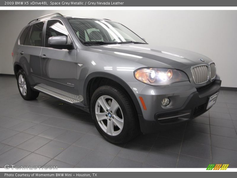 Space Grey Metallic / Grey Nevada Leather 2009 BMW X5 xDrive48i