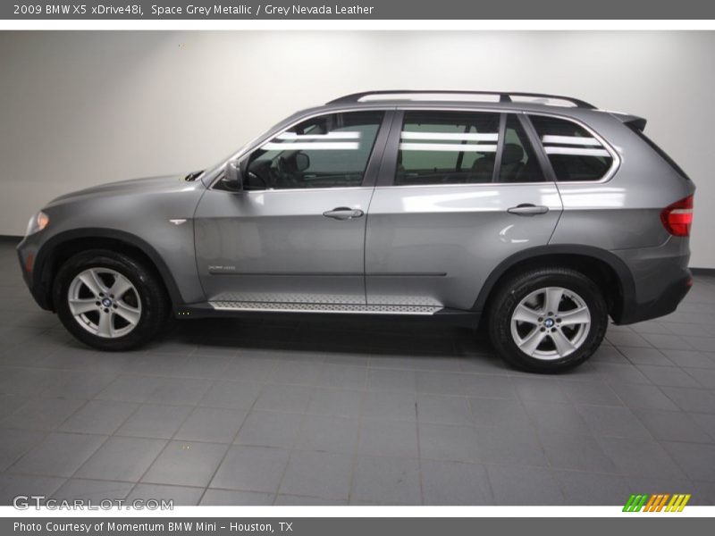 Space Grey Metallic / Grey Nevada Leather 2009 BMW X5 xDrive48i