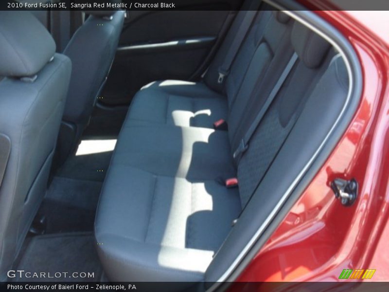 Sangria Red Metallic / Charcoal Black 2010 Ford Fusion SE