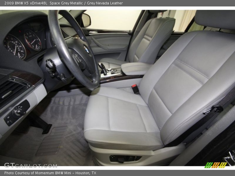 Space Grey Metallic / Grey Nevada Leather 2009 BMW X5 xDrive48i