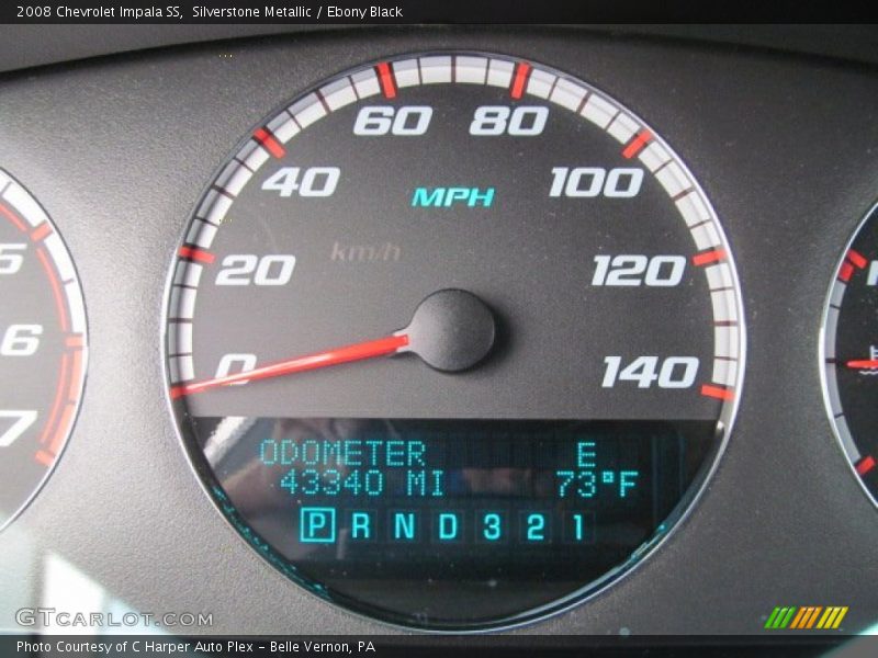 Silverstone Metallic / Ebony Black 2008 Chevrolet Impala SS