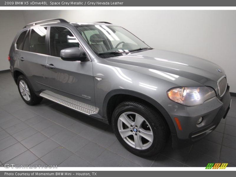 Space Grey Metallic / Grey Nevada Leather 2009 BMW X5 xDrive48i