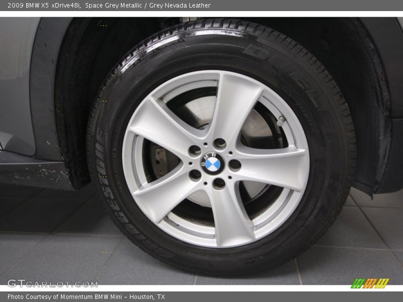 Space Grey Metallic / Grey Nevada Leather 2009 BMW X5 xDrive48i