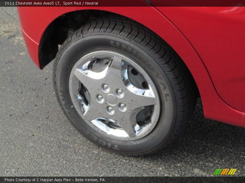 Sport Red / Neutral 2011 Chevrolet Aveo Aveo5 LT