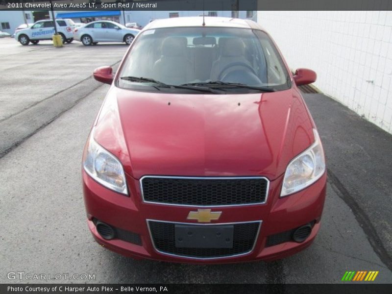 Sport Red / Neutral 2011 Chevrolet Aveo Aveo5 LT