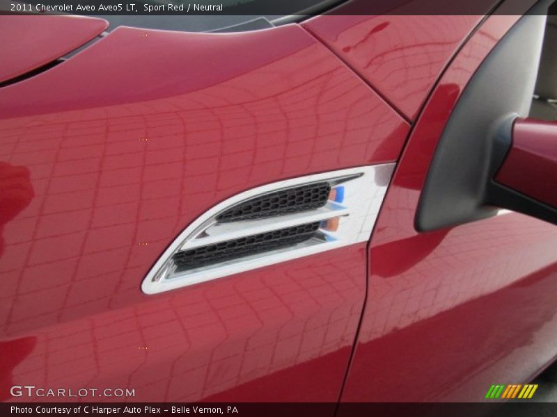 Sport Red / Neutral 2011 Chevrolet Aveo Aveo5 LT