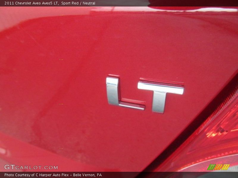 Sport Red / Neutral 2011 Chevrolet Aveo Aveo5 LT