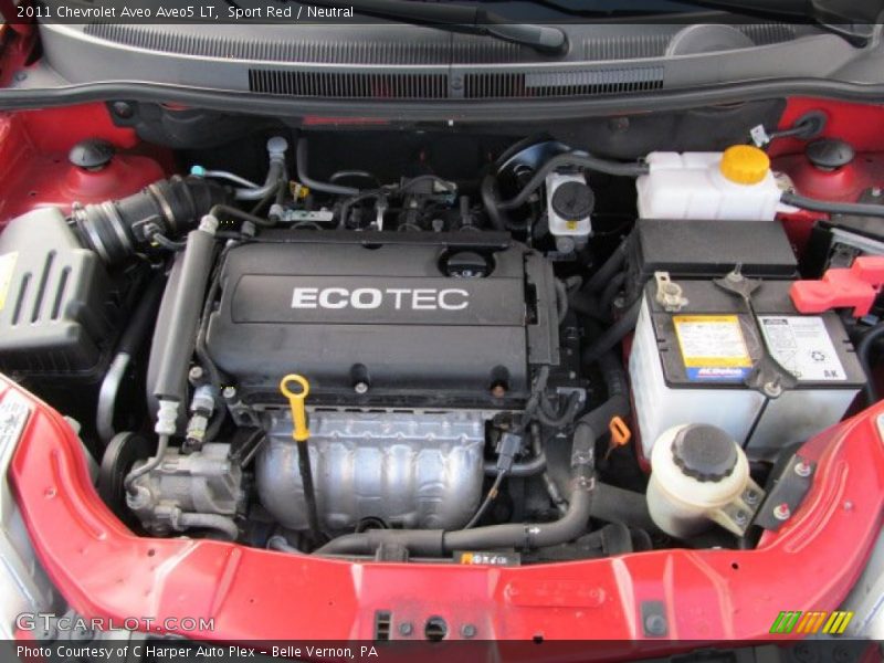Sport Red / Neutral 2011 Chevrolet Aveo Aveo5 LT