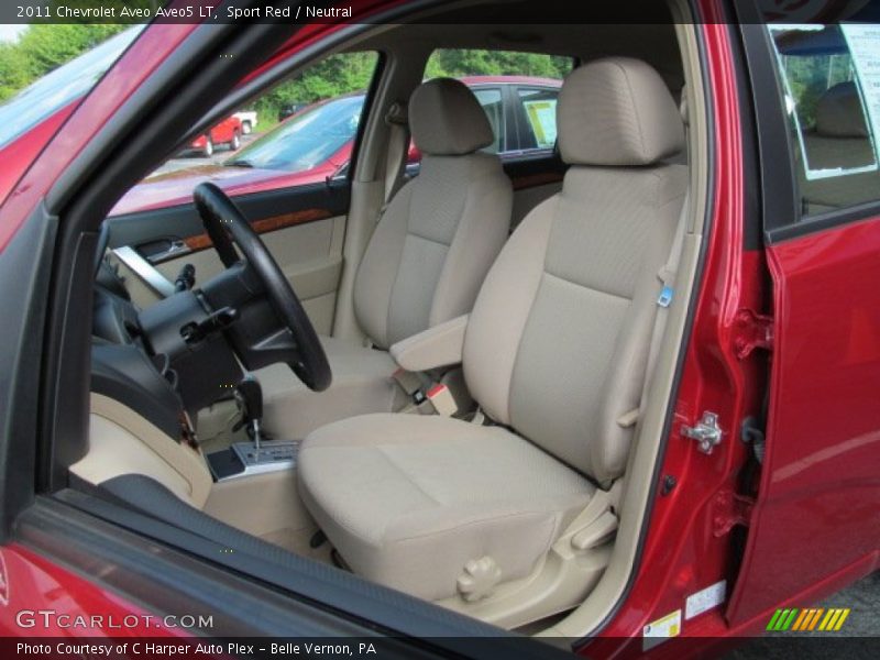 Sport Red / Neutral 2011 Chevrolet Aveo Aveo5 LT